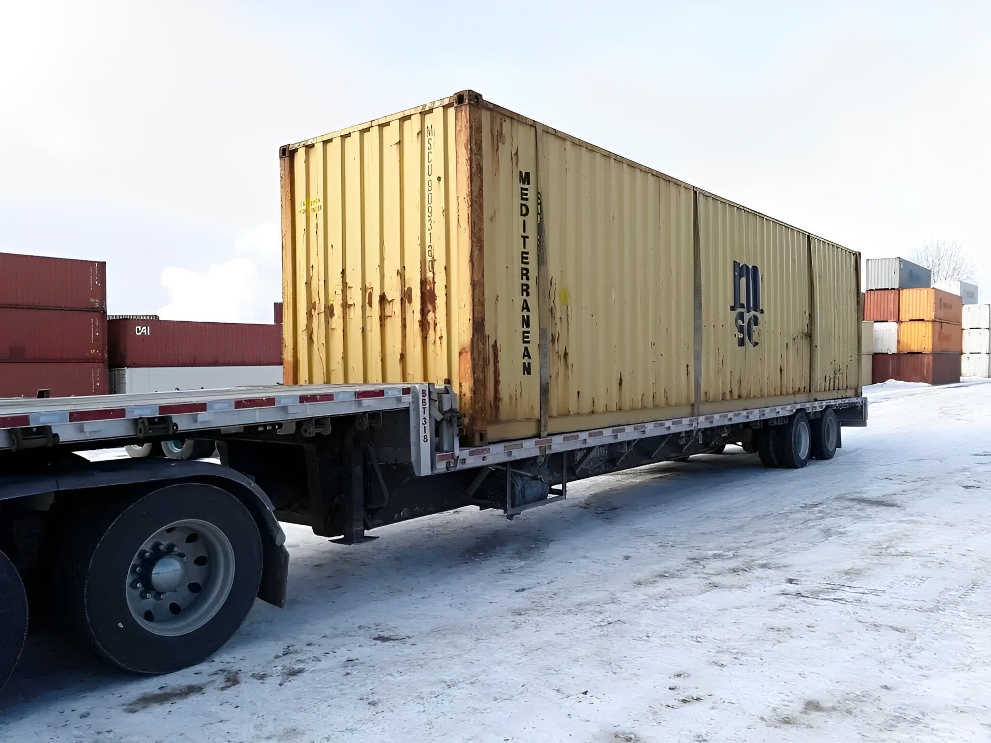 40Ft X 8Ft Used Shipping Container High Cube image 2