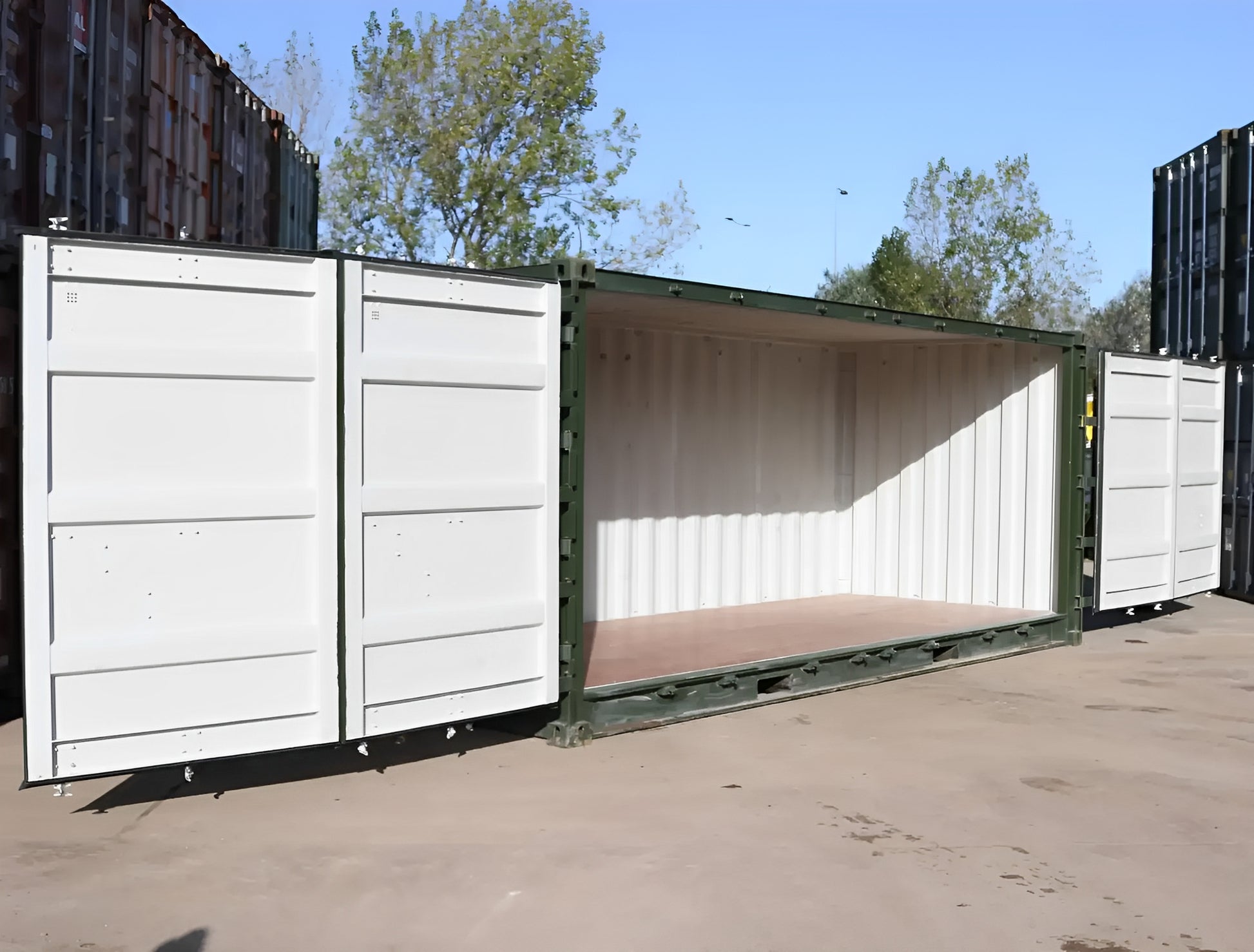 Used 20Ft Open Side / Full Side Access Container image 1