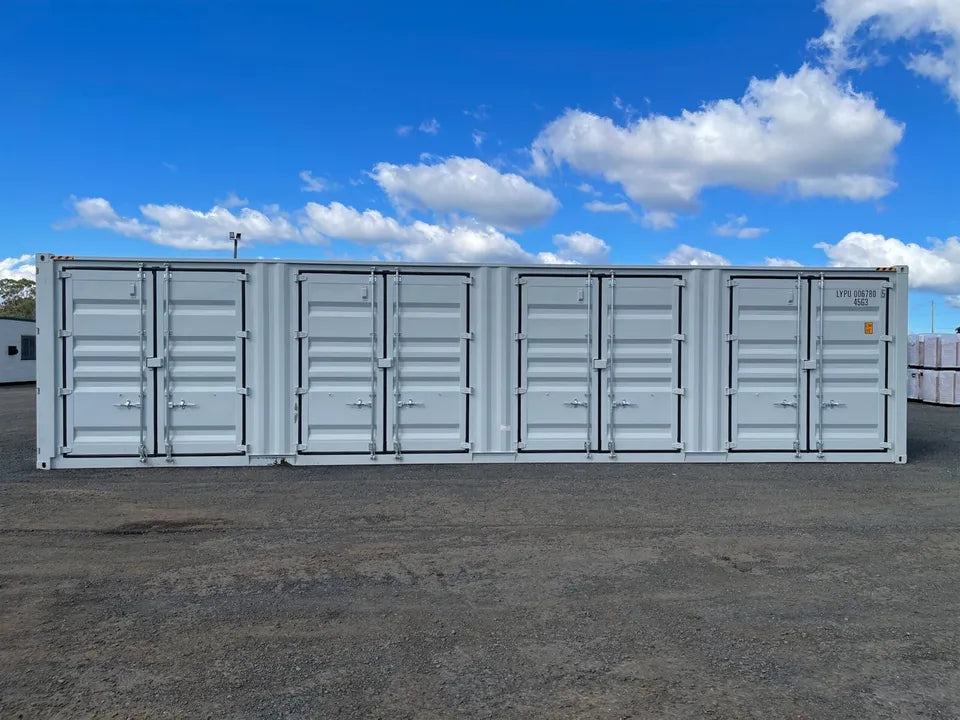 40FT High Cube Storage Shipping Container Conex w/4 Open Side Door 9.5′ Tall image 2