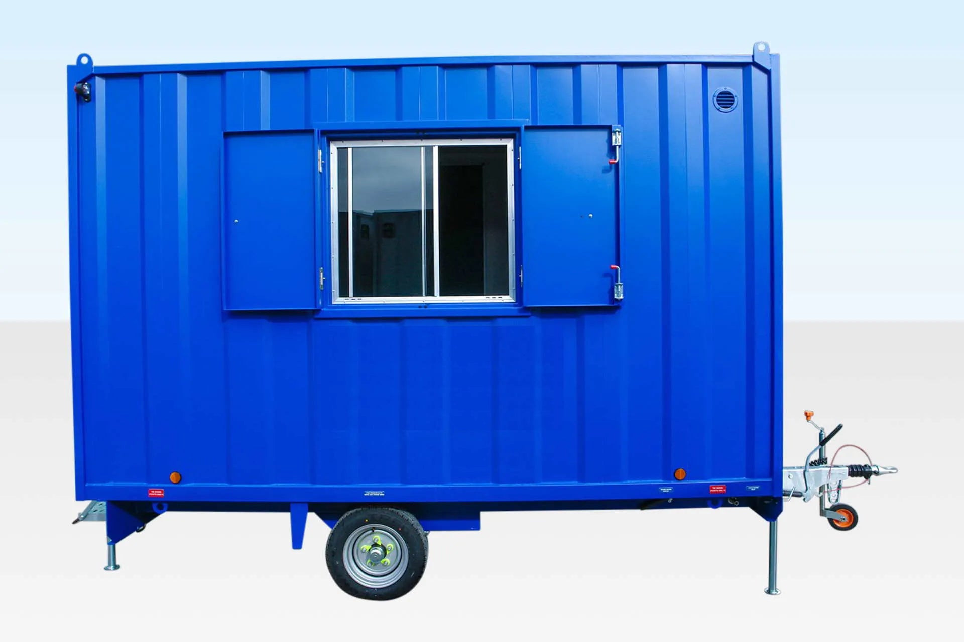 12Ft x 7Ft 6in Steel Mobile Anti-Vandal Office Cabin image 1