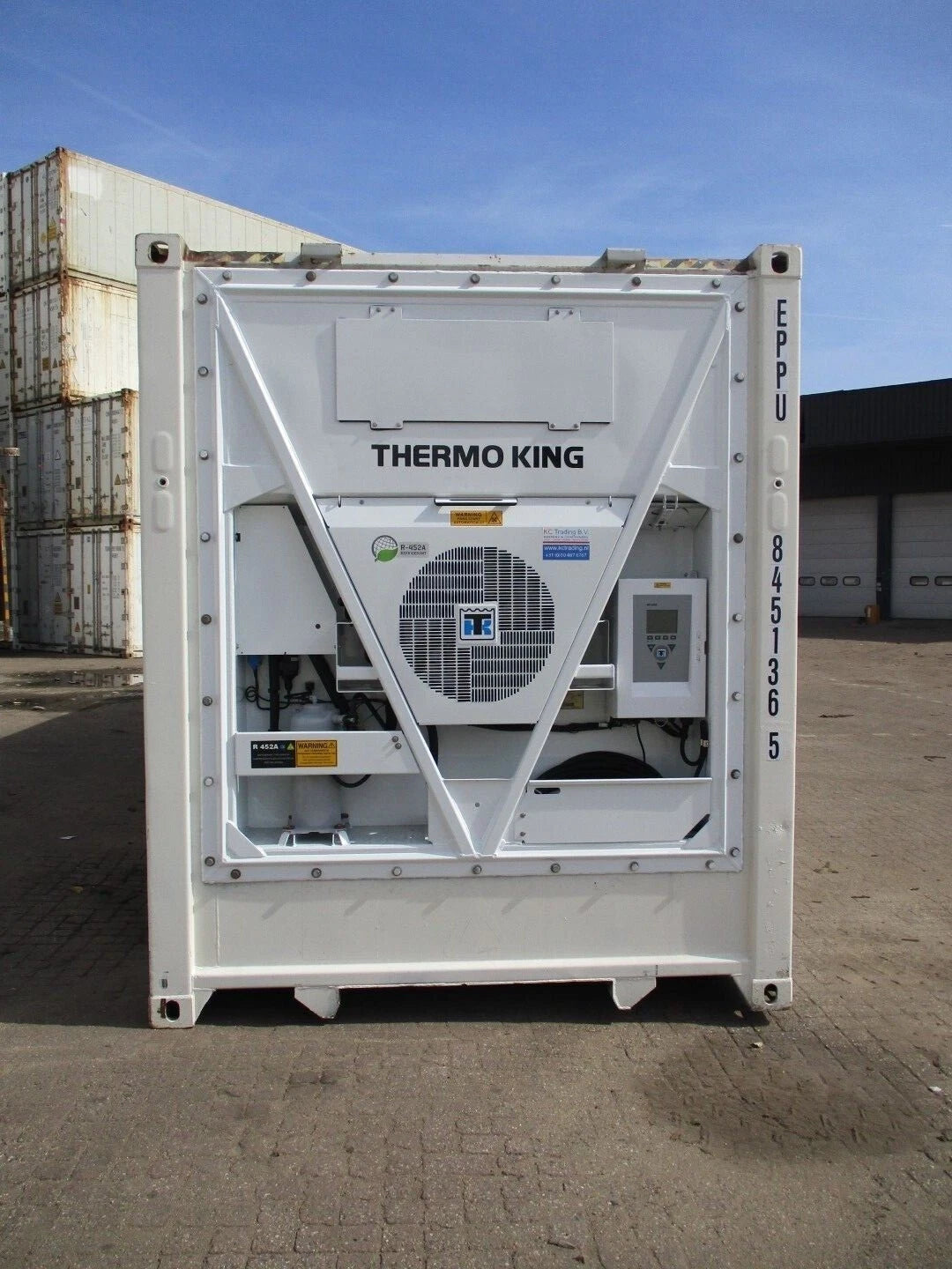 40ft High Cube Used Refrigerated Container with Brand New Thermo King Motor image 2