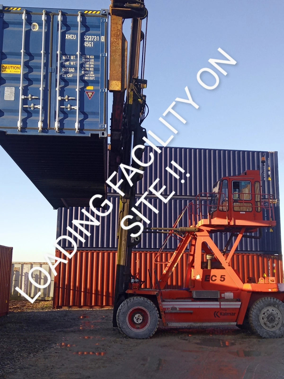 40ft X 8ft High Cube New 1 trip SHIPPING CONTAINER. image 2
