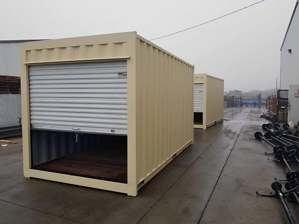 16Ft Storage Container With Roll-Up Door image 1