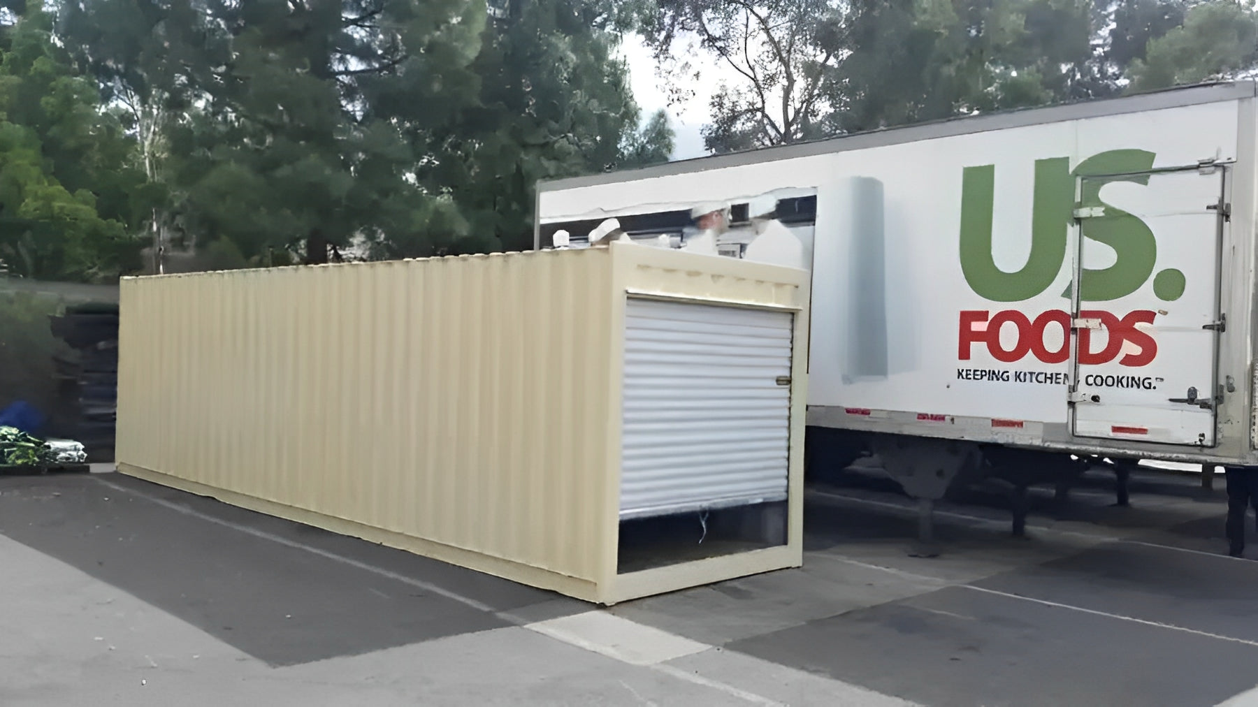 30ft Shipping Container With Roll-Up Door image 1
