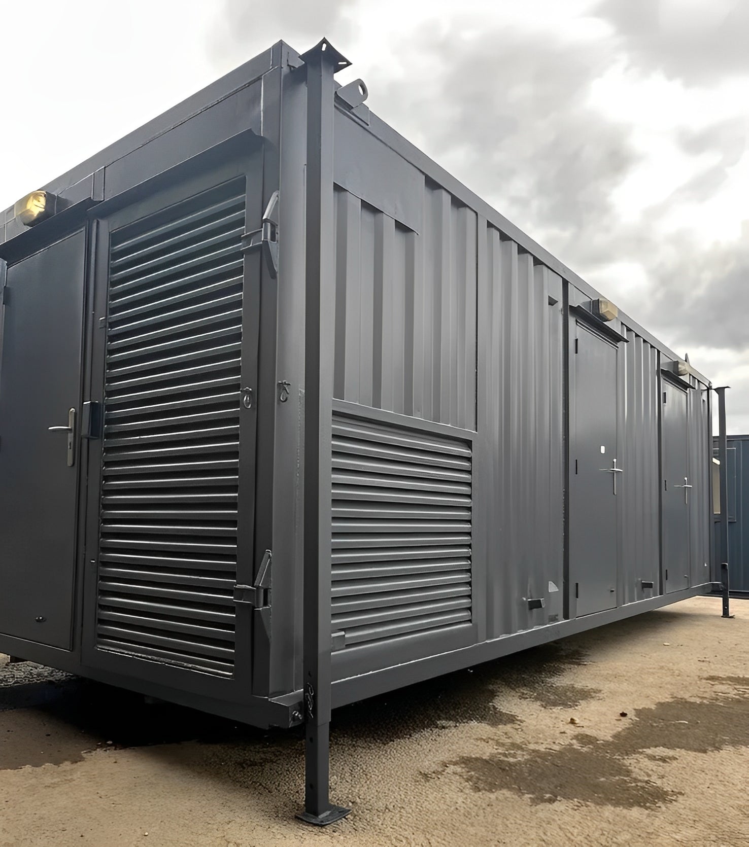 24 x 9Ft Anti Vandal Cabin | Office, Canteen, Toilet | 10KVA Generator image 3