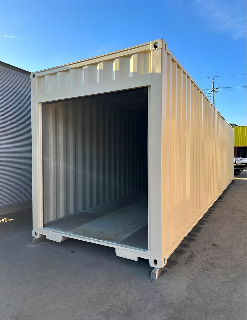 40ft X 8ft Shipping Container With Roll-Up Door image 2