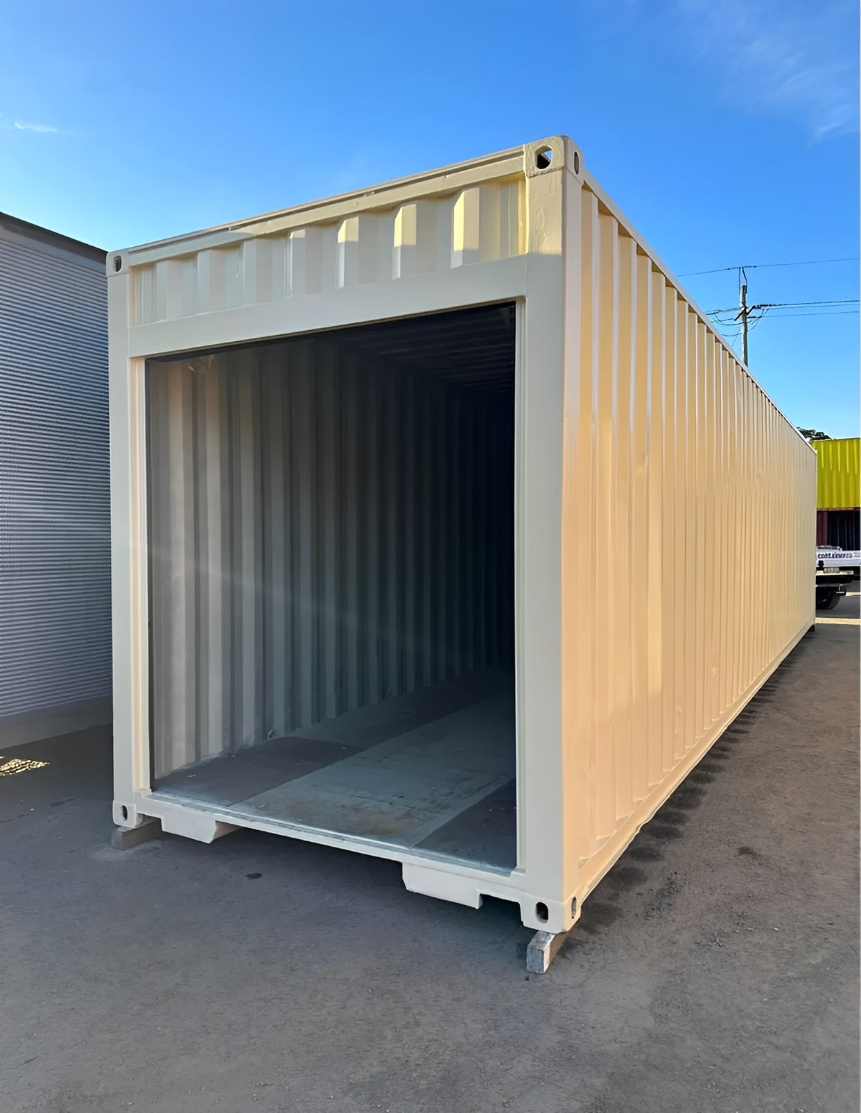 40ft X 8ft Shipping Container With Roll-Up Door image 2