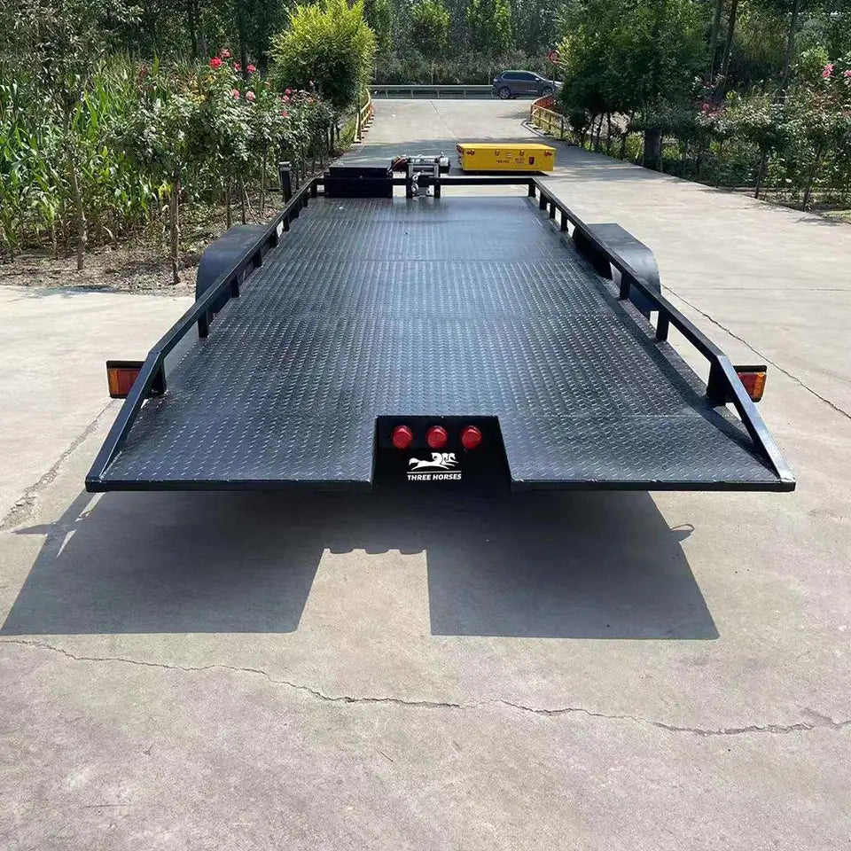 2 Axle 10 Ton Car Hauling Utility Trailer image 1