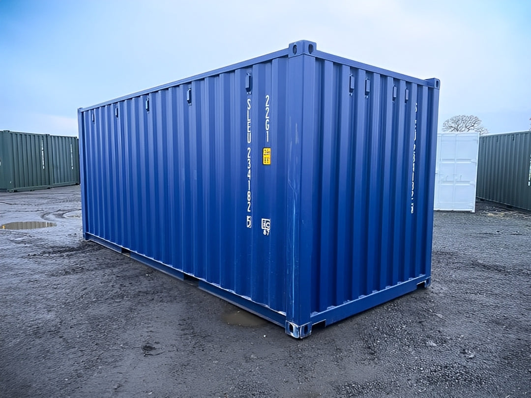 20Ft Shipping Container (One Trip) – Blue image 0