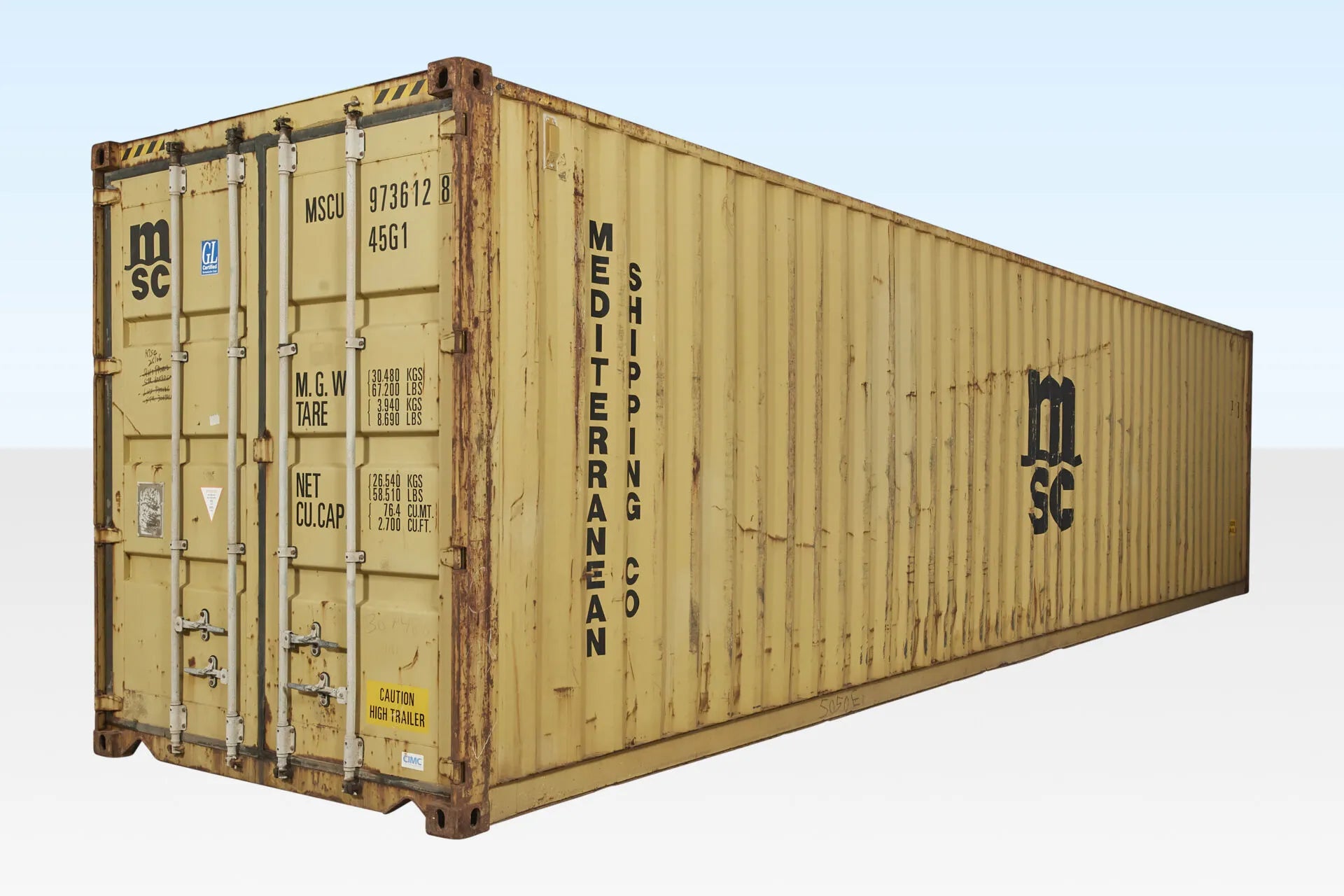 40Ft X 8Ft Used Shipping Container High Cube image 5