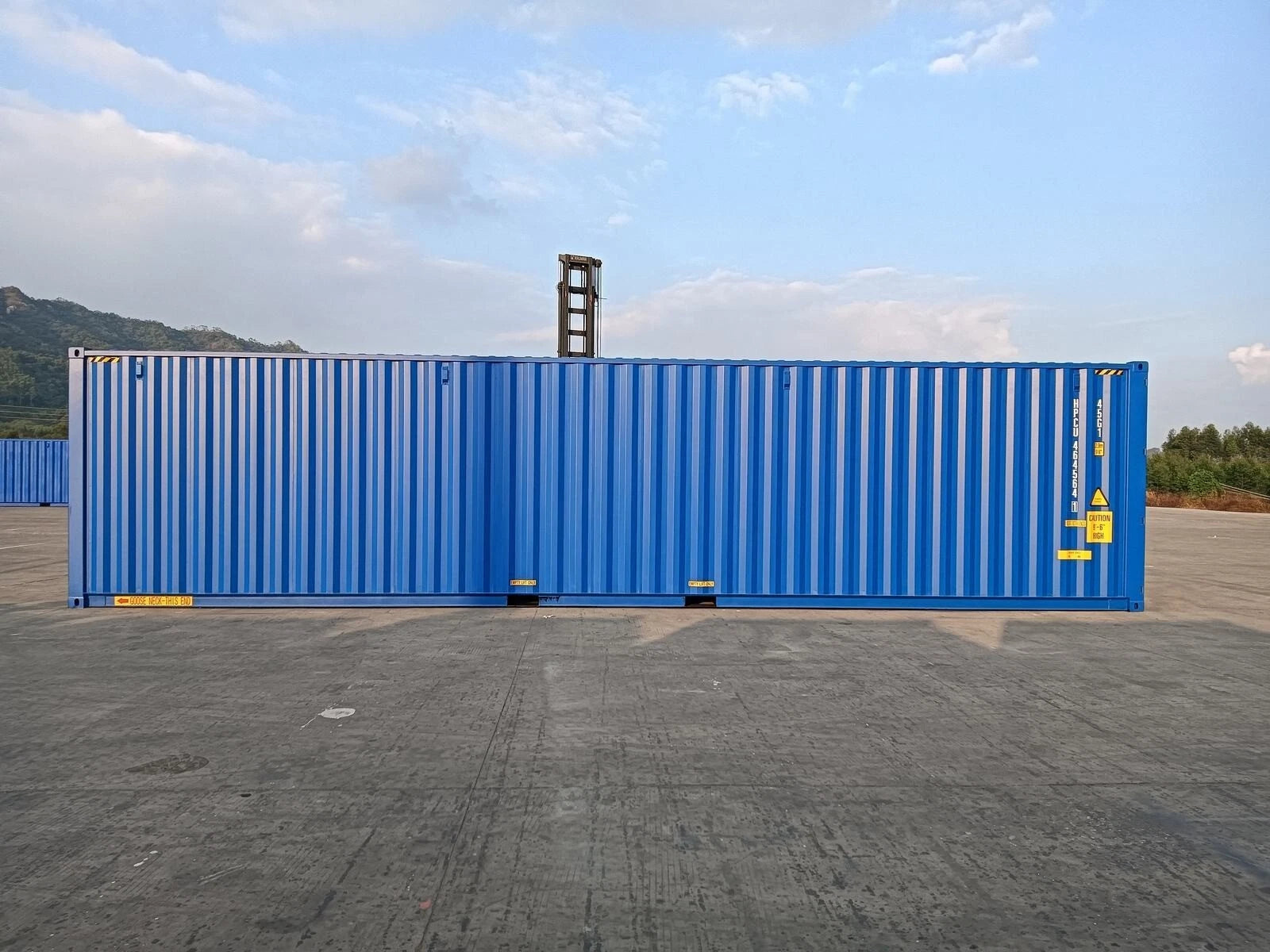 Fresh New One Trip Jan 2024 40ft High Cube 9’6ft High Container image 1