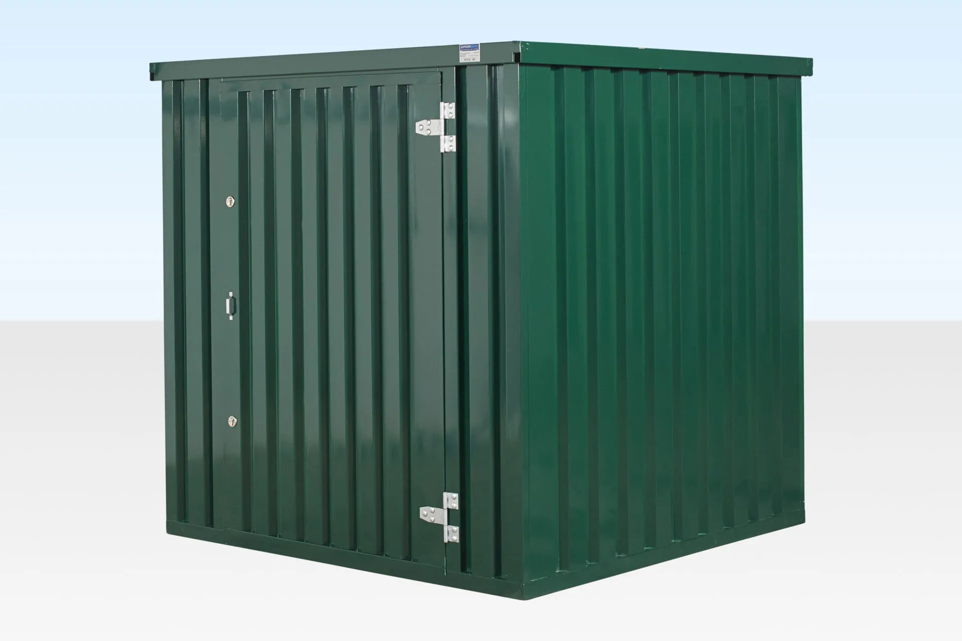 (Powder Coated) Flat Packed Metal Storage Container image 2