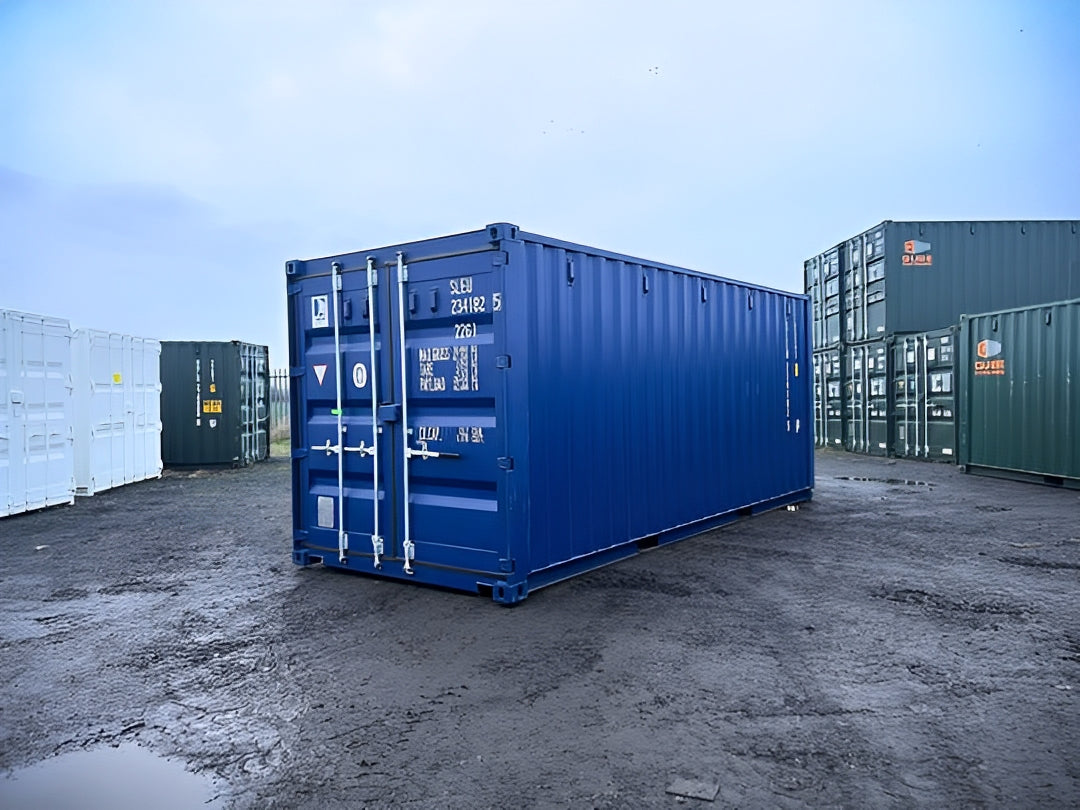 20Ft Shipping Container (One Trip) – Blue image 1