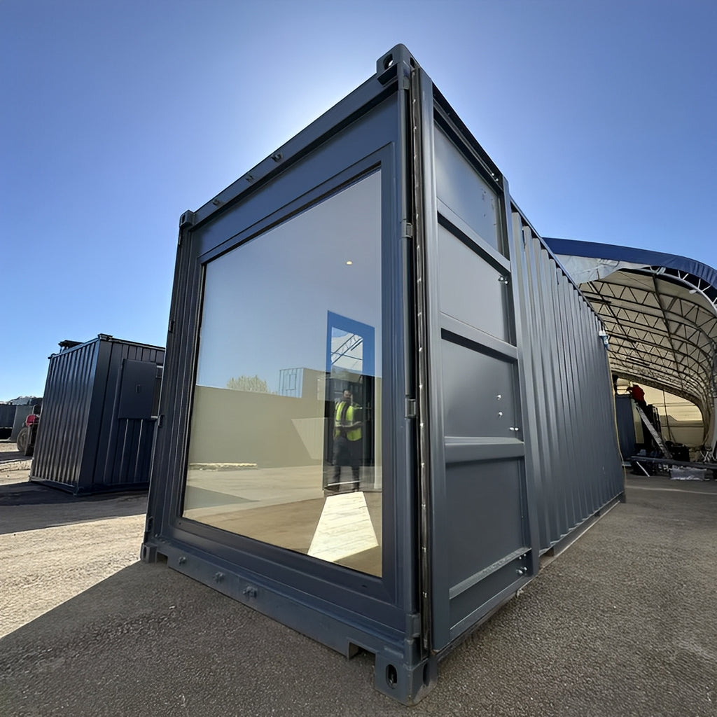 20ft x 8ft Custom Shipping Container Conversion | Portable Building | Garden Office image 1