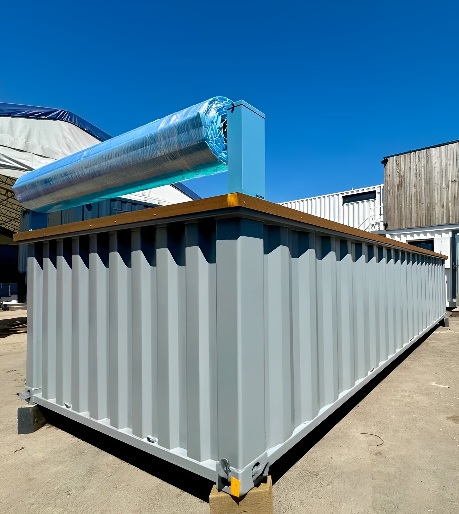 20ft Portable Container Swimming Pool | Caribbean Blue Outdoor Swimming Pool image 1