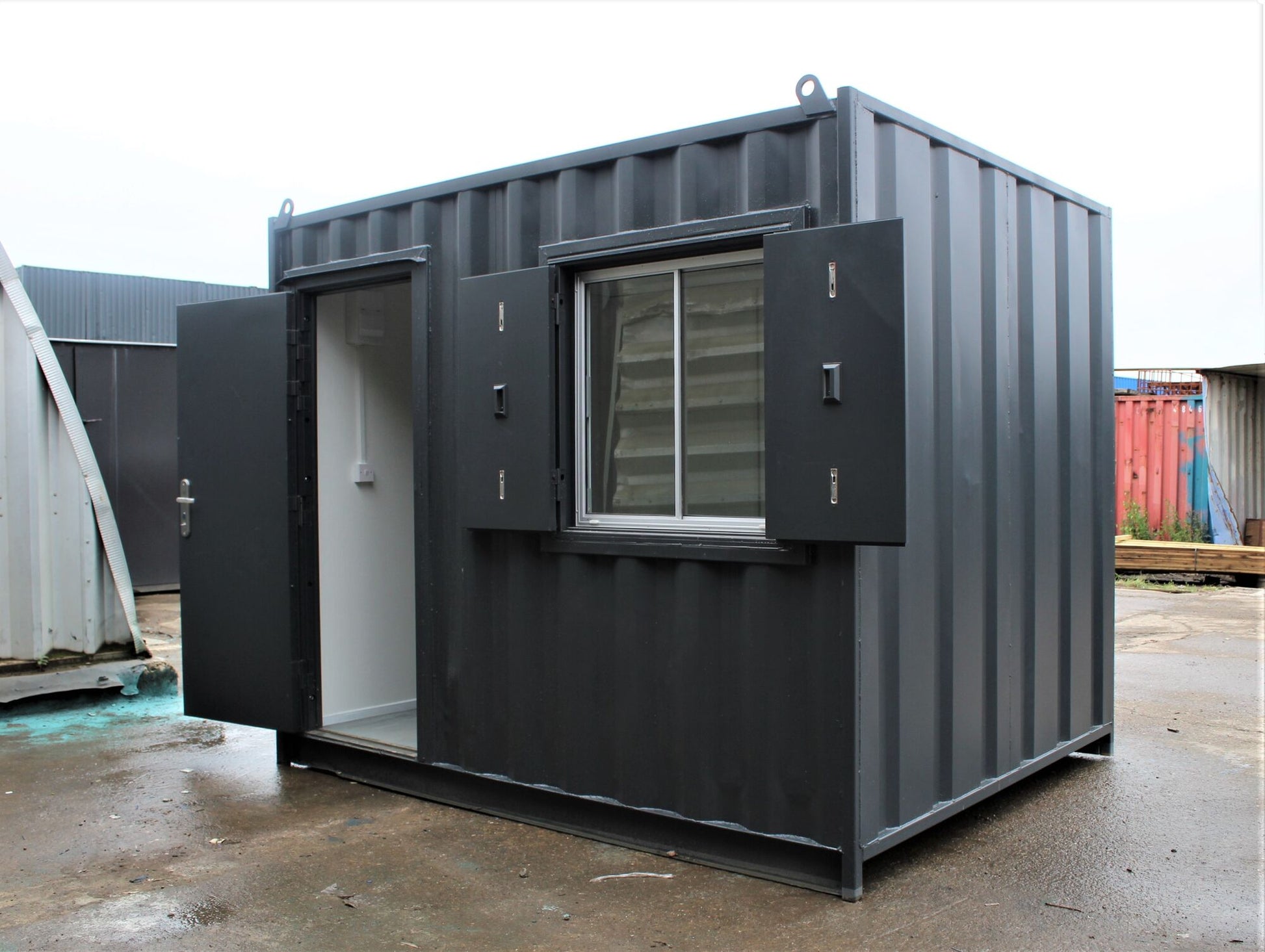 10ft X 8ft Custom Shipping Container Office image 4