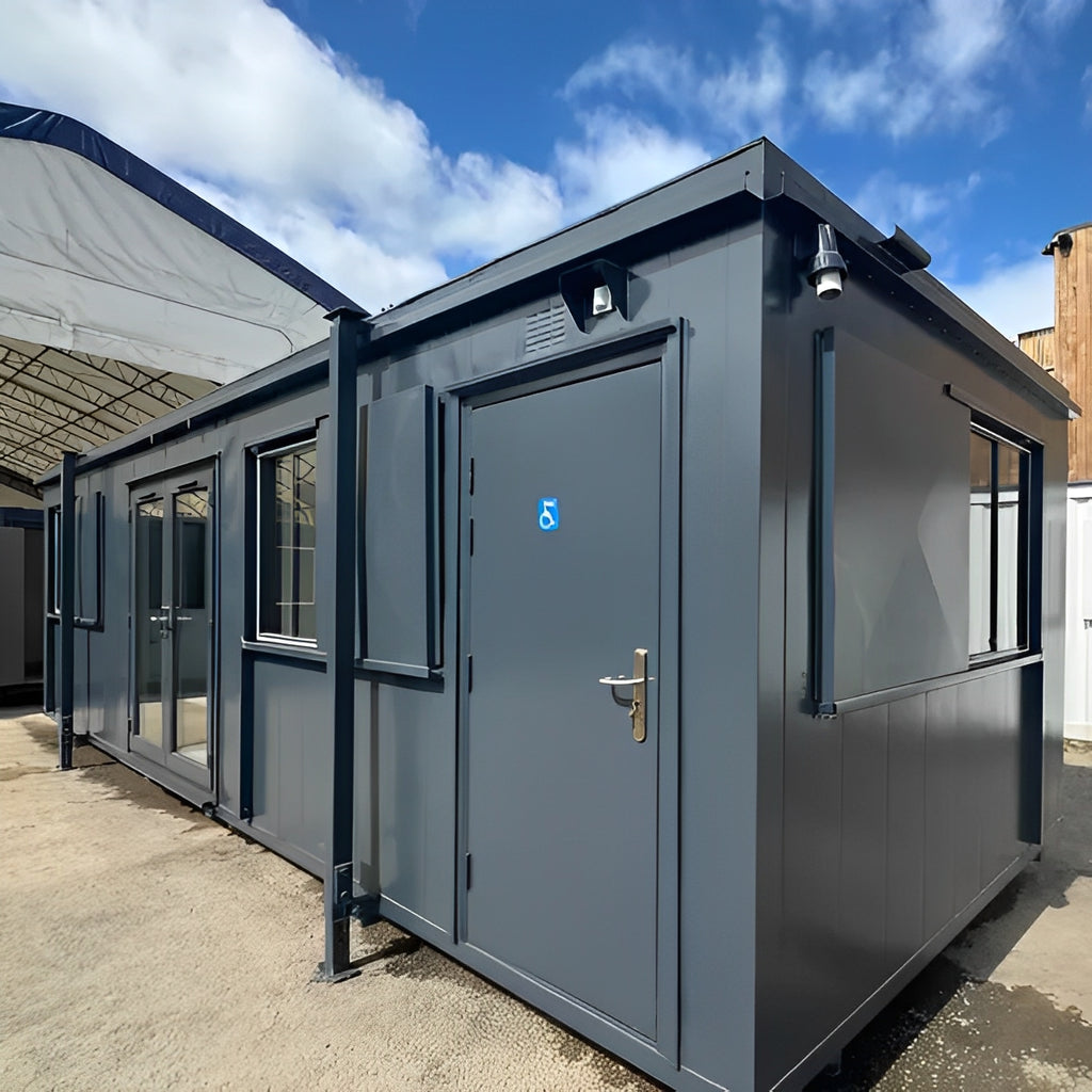 32ft Custom Office Cabin / Canteen | Access Toilet | Portable Building image 3