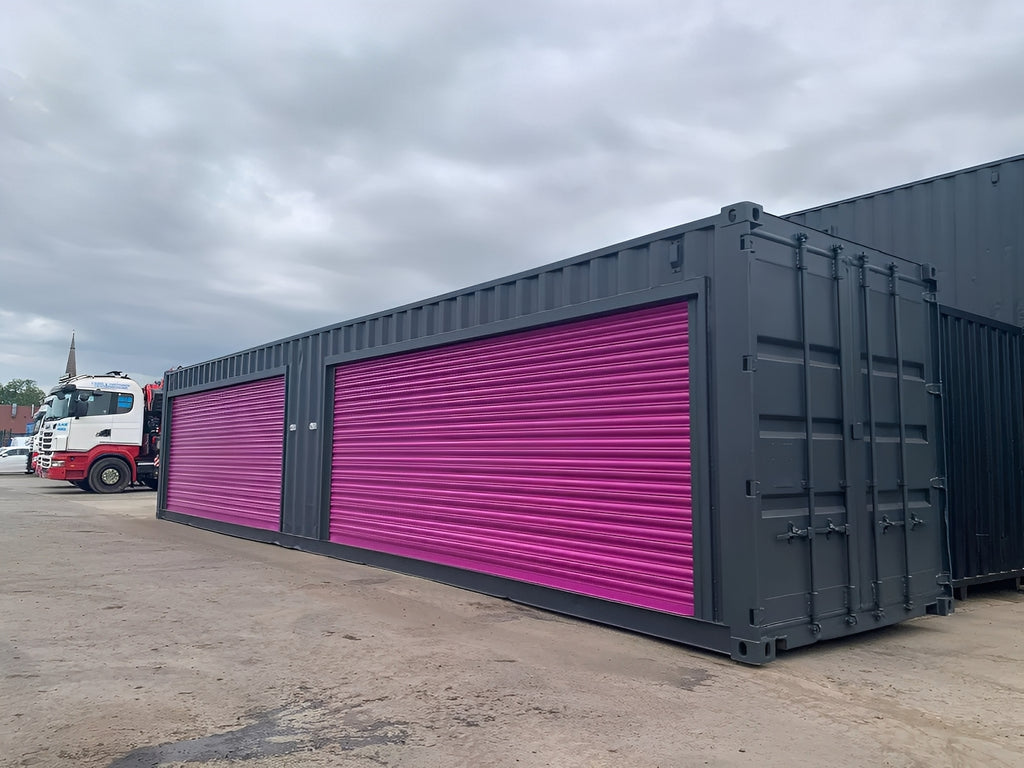 40Ft x 8Ft Shipping Container With Double Roll-Up Doors image 0