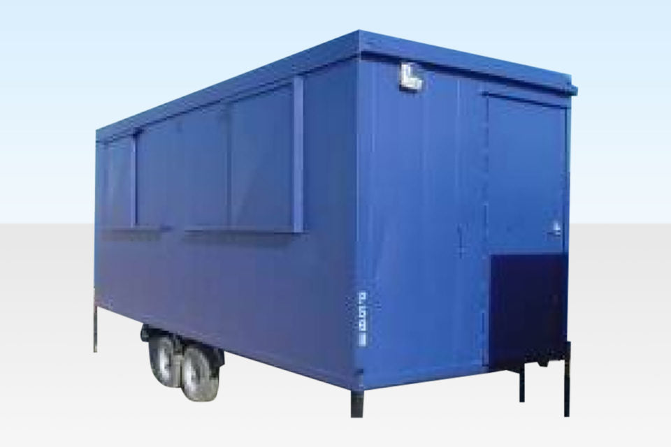 20ft x 7ft 6in Steel Mobile Anti-Vandal Office image 3